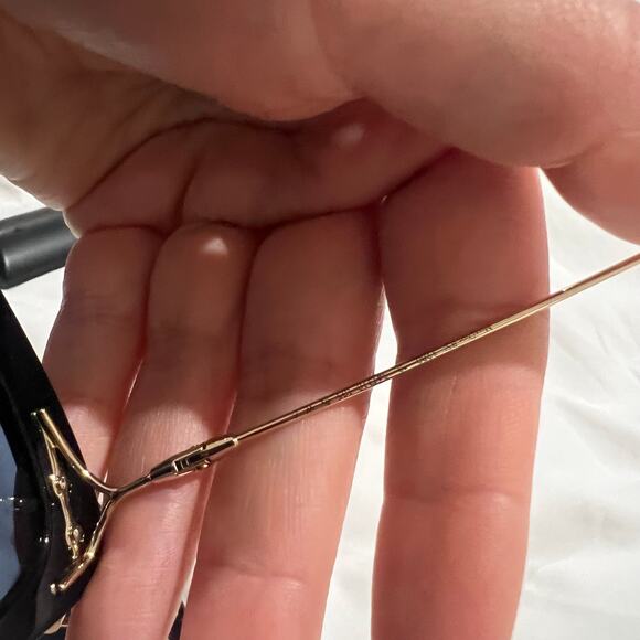 Dior Miss Dior Blue Sunglasses 14A7 Black Gold Blue - Picture 2 of 7